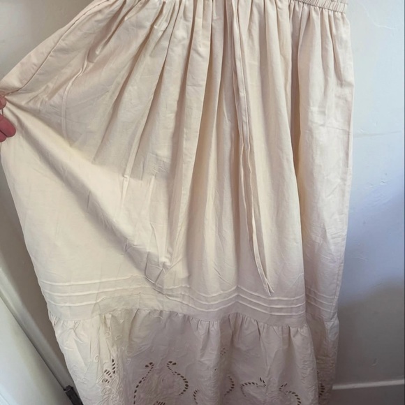 Moon River Cream Maxi Dress - Picture 3 of 8